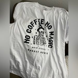 Disneyland Inspired Coffee Tee - minimal subtle Disney